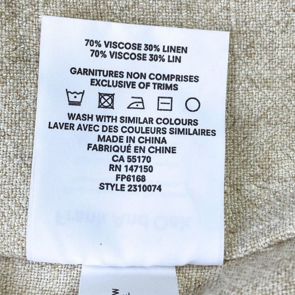 Frank & Oak Cream Belted Kimono Style Blazer - Picture 12 of 12